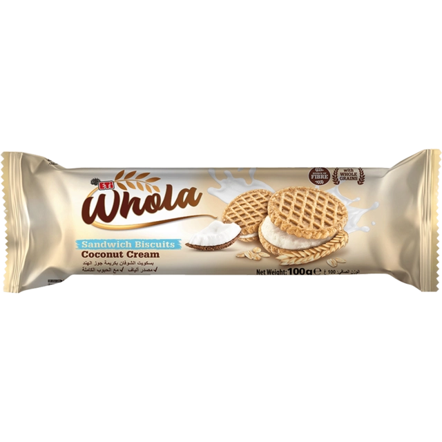 Eti whola sandwish coconut cream 100g