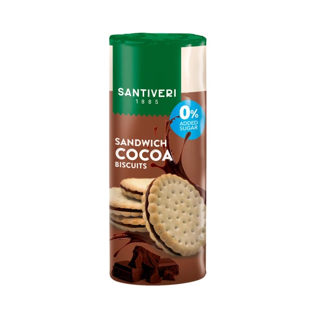 Santiveri Sandwich Cocoa Bisc 180g