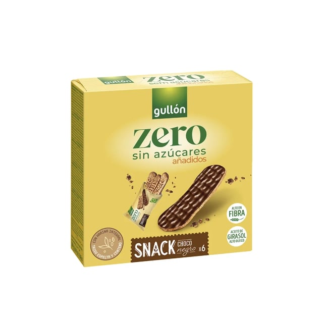 Gullon Zero Snack Choco Negro 150G