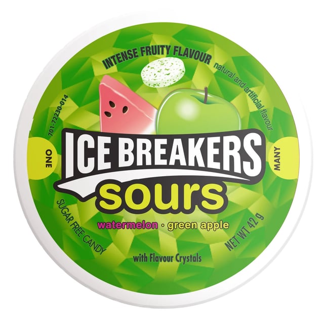Ice Breakers Sour Watermelon&Green Apple 42g