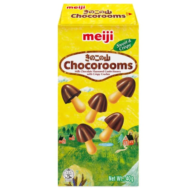 meiji chocorooms chocolate 40g