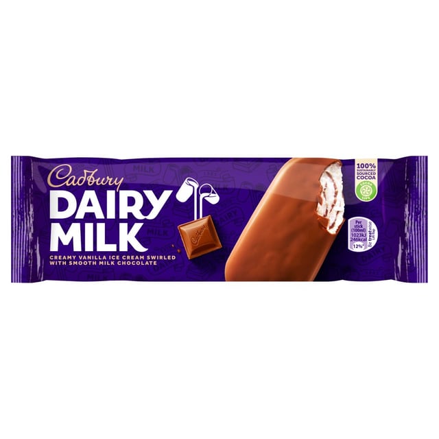 Cadbury dairy milk dairy milk creamy vanilla ice c