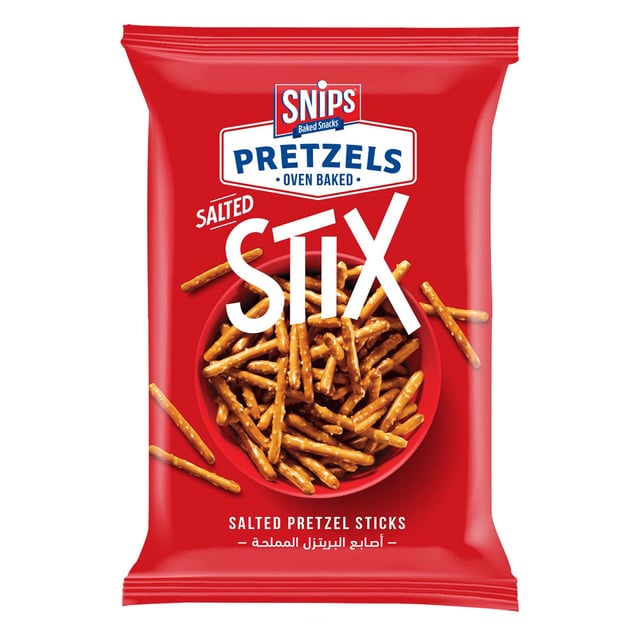 Snips pretzels mini stix 285g