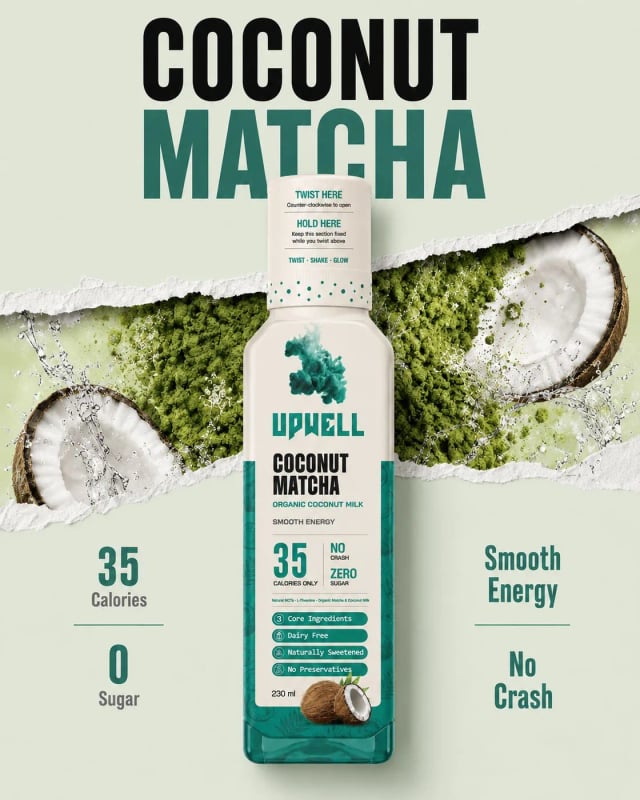 Upwell coconut matcha 230ml