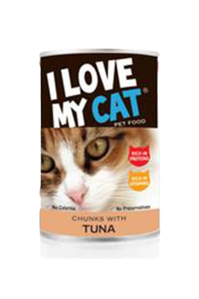 i love my cat chunks with tuna 415g