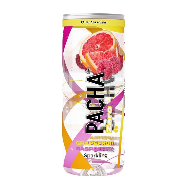 Pacha sparkling grapefruit raspberry 250ml