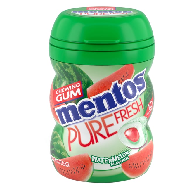 Mentos Pure Fresh Sugar Free 10 Pcs Watermelon 17.
