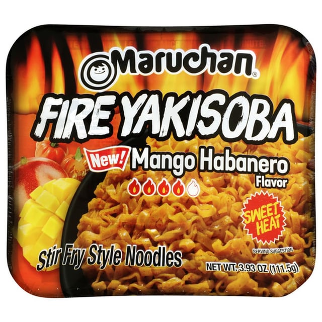 Maruchan Fire Yakisoba Mango Habanero Flavor 111.5