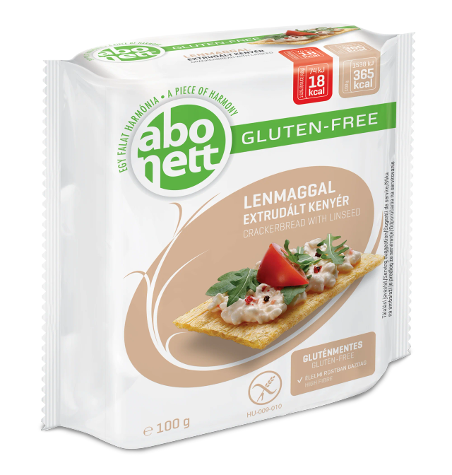 Abonett Gluten-Free Crackerbread Linseed 100g