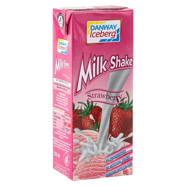 Danway Iceberg Milkshake Strawberry 180Ml