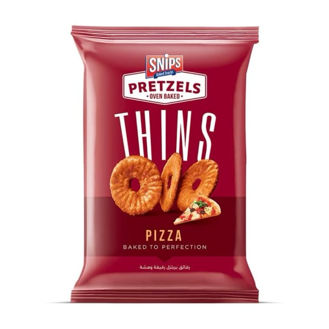 snips pretzels thins pizza 35g