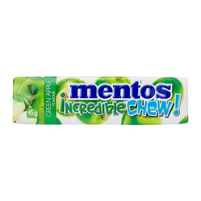 Mentos Incredible Chew Apple 45g