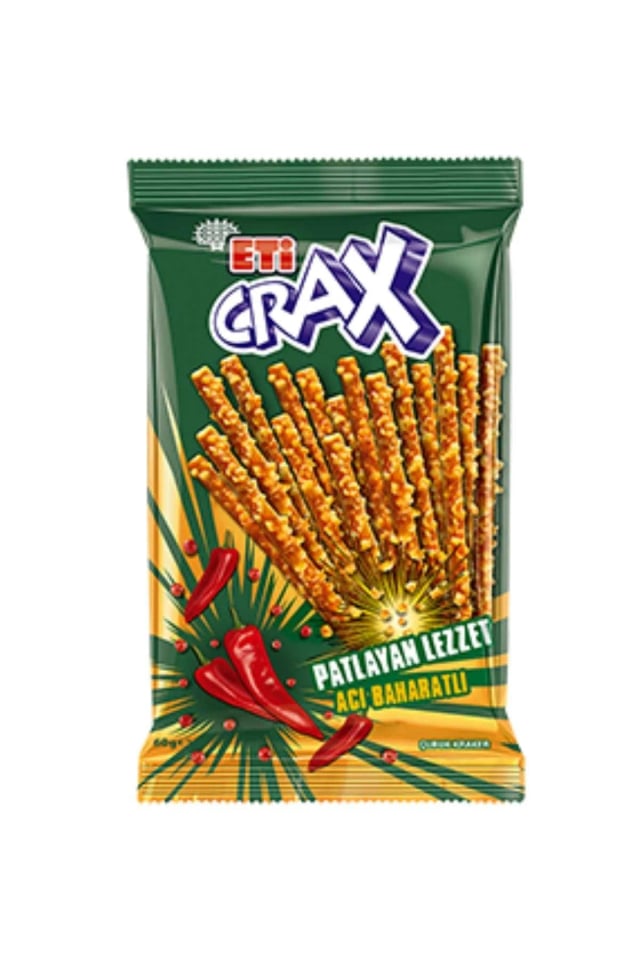 Eti Crax Hot And Spicy 50G