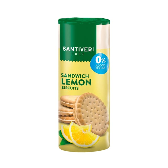 Santiveri Sandwish Lemon Bisc 180g