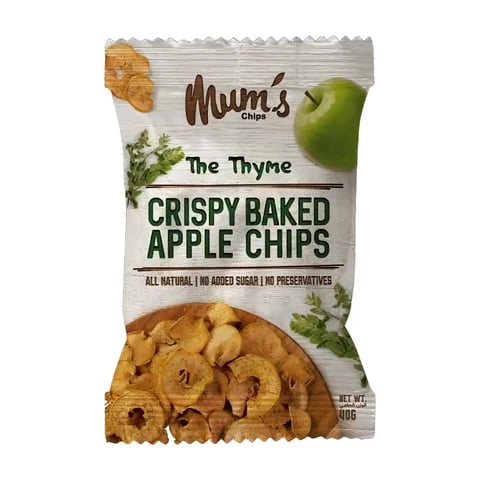 Mums apple chips thyme crispy