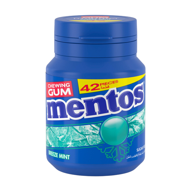 Mentos Sugar Free 42 Pcs Breeze Mint 63G