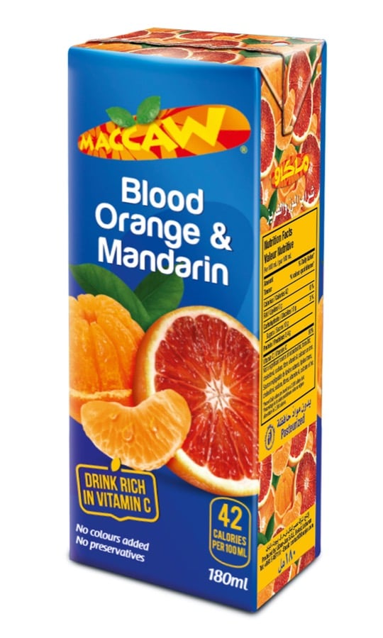 Maccaw blood orange & mandarine 180ml