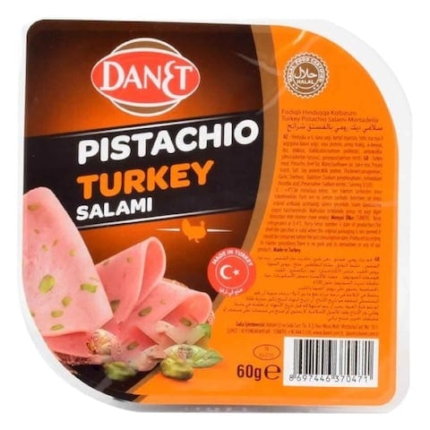 Danet turkey pistachio salami 60g