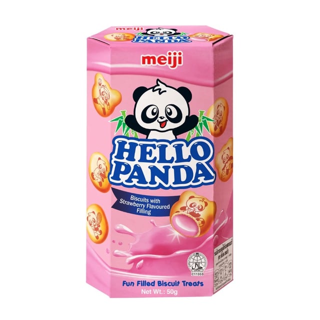 Meiji Hello Panda Strawberry 50g