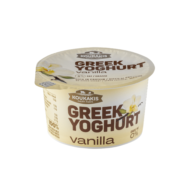 koukakis greek yogurt vanilla 150g