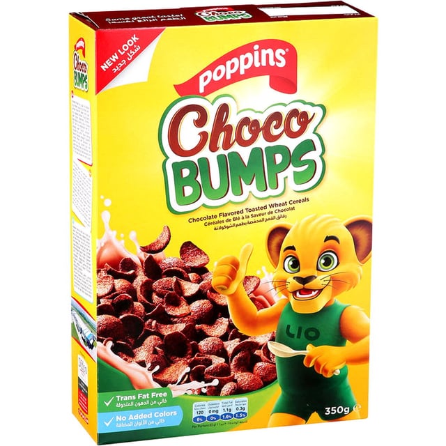 Poppins Choco Bumps 350g