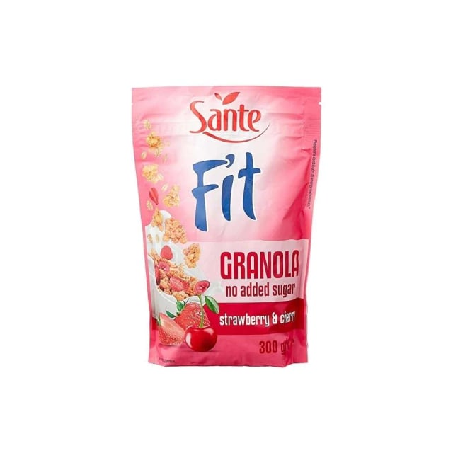 SANTE FIT GRANOLA STRAWBERRY & CHERRY