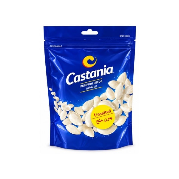 castania unsalted pumpkin seeds 60g