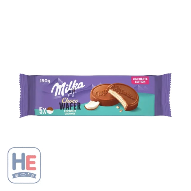 Milka choco wafer coconut 150g