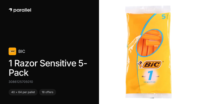 Bic Classic Sensitive 5Pcs