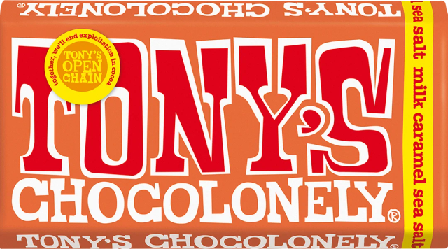 Tonys chocolonely caramel sea salt 180g