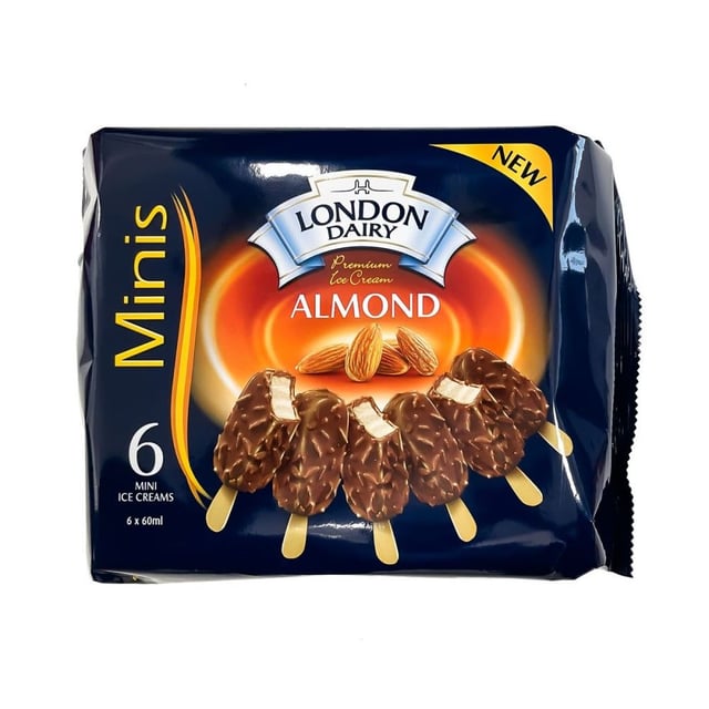 London Dairy Minis Almond 60Ml