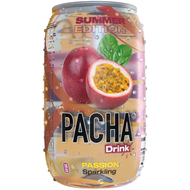 Pacha sparkling passion fruit 330ml