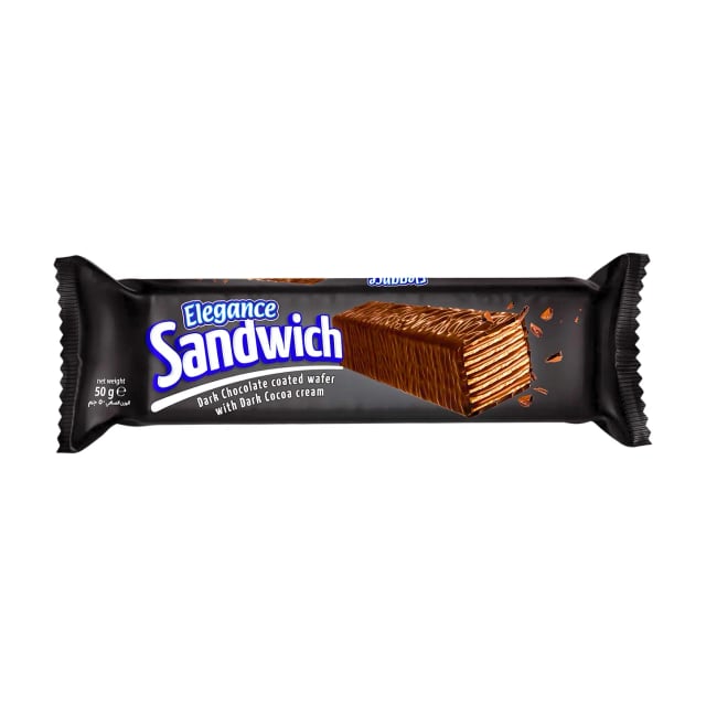 Elegance Sandwich Dark Cocoa 50g