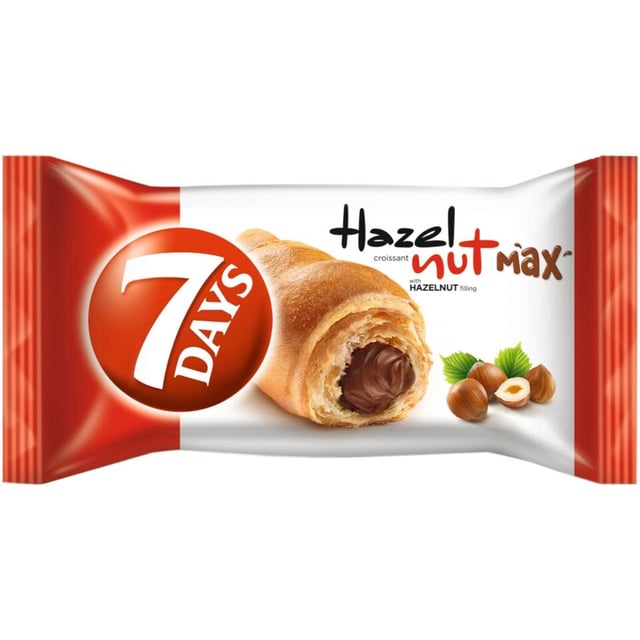 7 DAYS CROISSANT DOUBLE MAX HAZELNUT 110G