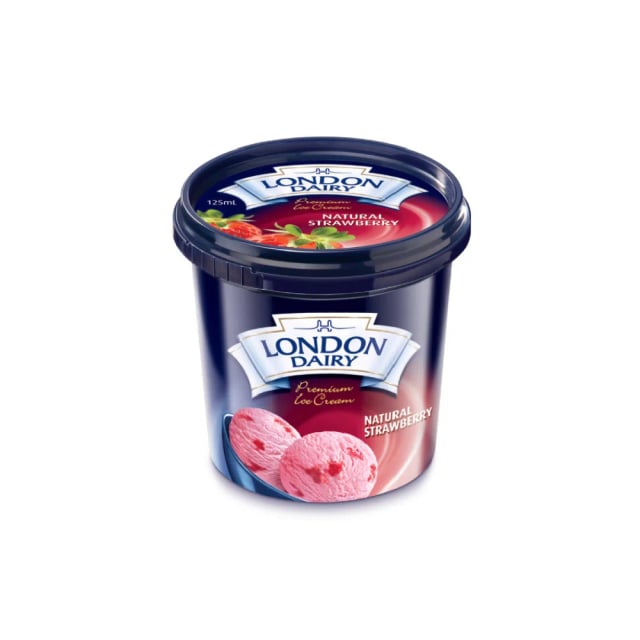 London Dairy Strawberry Cup 125Ml
