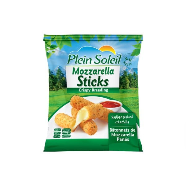 Plein Soleil Breaded Mozzarella Sticks 250G
