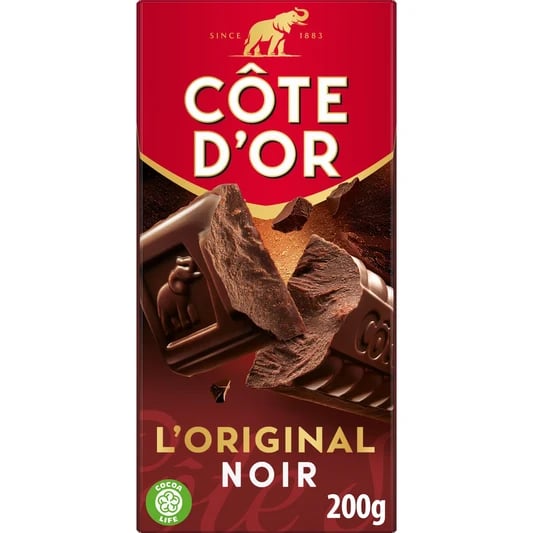 cote d'or l'original noir 200g