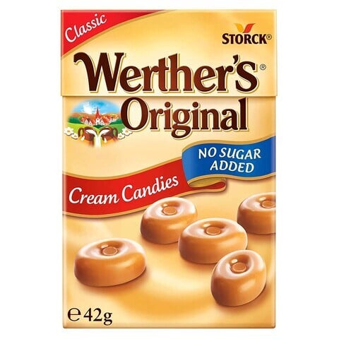 Werthers Original Cream Candies Sugar Free 42G