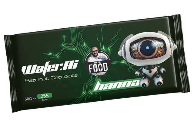 dr food wafer AI hazelnut chocolate 50g