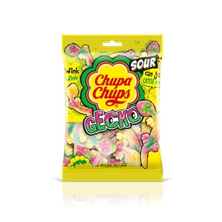 Chupa chups jellies sour gecko 160g
