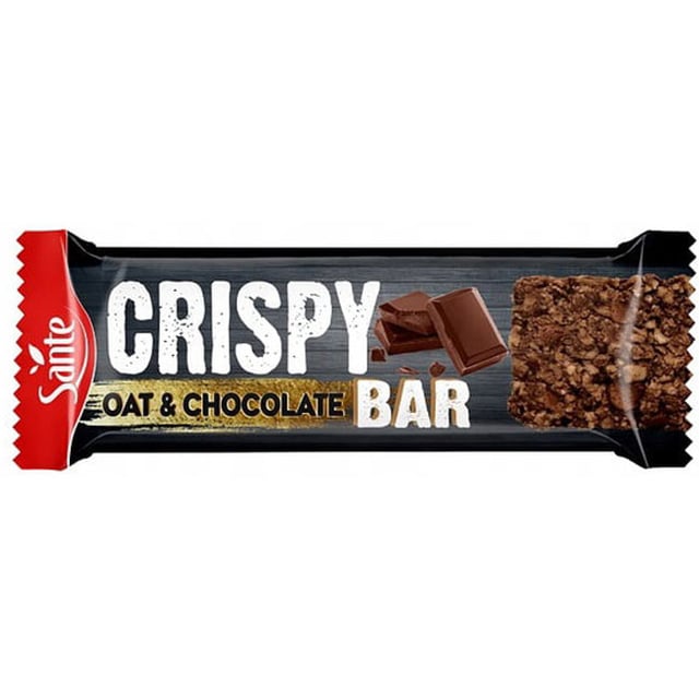 Sante Crispy Oat And Choclate Bar 40G