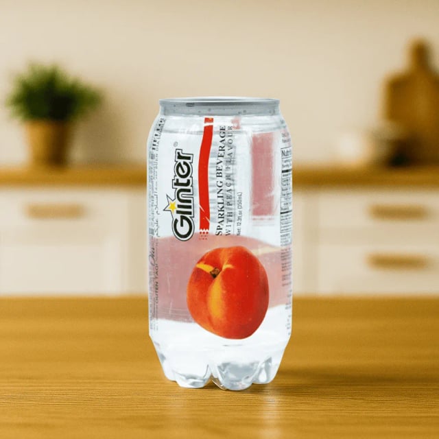 Glinter sparkling beverage peach 350ml