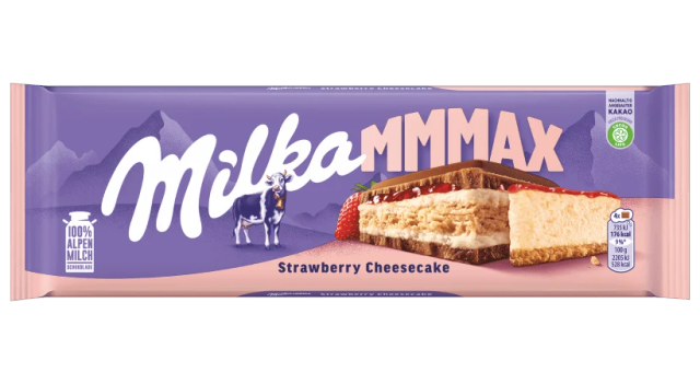 Milka Max Strawberry Cheesecake 300g