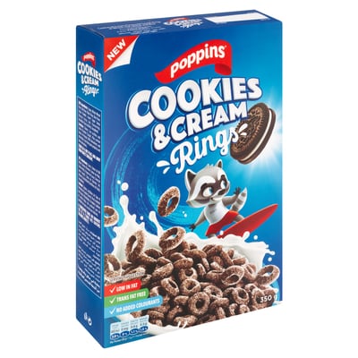Poppins Cookies&Cream Rings 350Gr