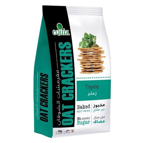 Equia oat crackers thyme 50g