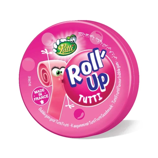 Lutti Roll Up Tutti Fruitti Gum 29G