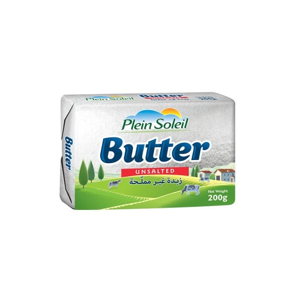 Plein soleil butter unsalted 200g