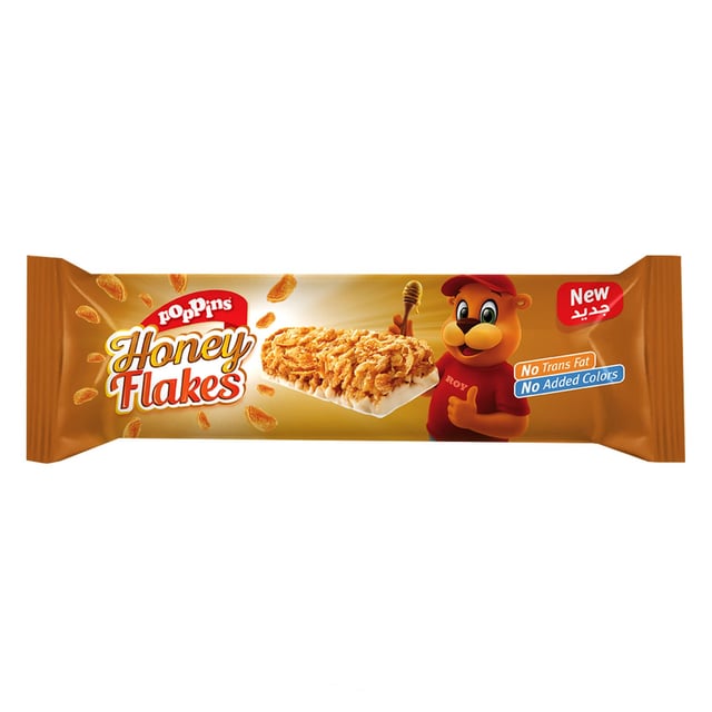 Poppins Honey Flakes Bar 20gr