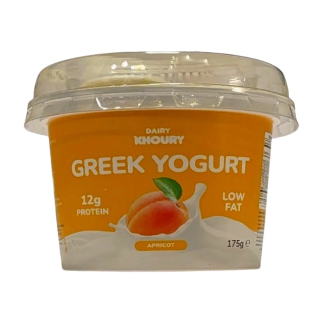 Khoury greek yogurt apricot 175g