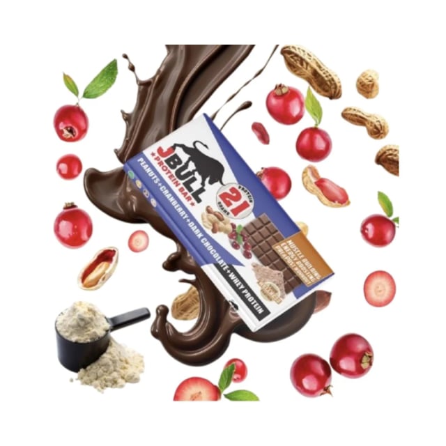Jbull protein bar cranberry dark chocolate 55g